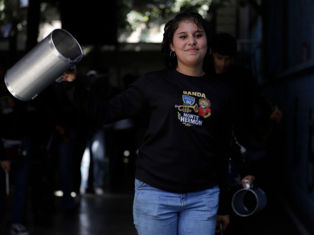 Ritmo y disciplina: la banda de Monte Hermón promete ser protagonista del 15 de septiembre
