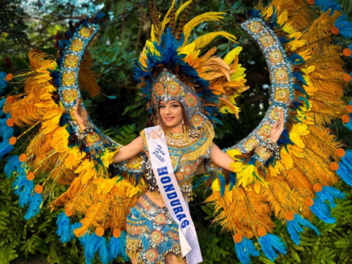 Nicolle en la competencia de “Danzas Del Mundo 2024”.