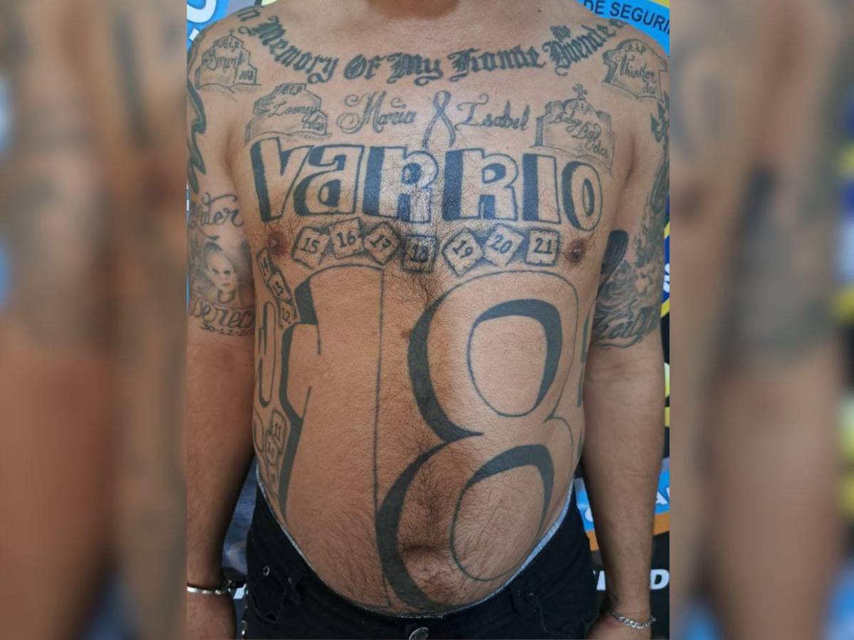 CN busca aprobar que tatuajes de maras y pandillas sirvan de prueba en su contra