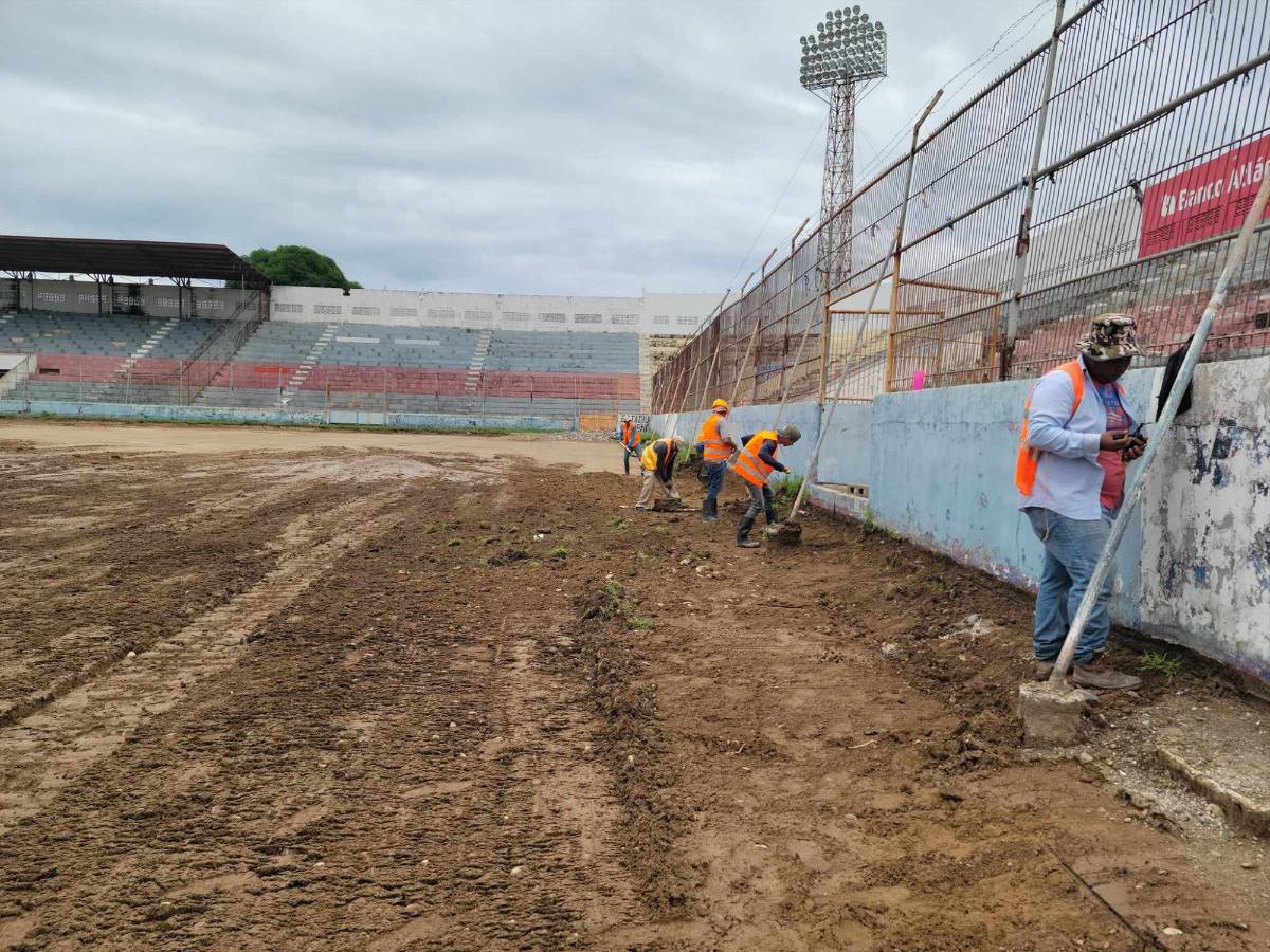 Estadios hondureños que están siendo renovados este 2025: Serán una belleza