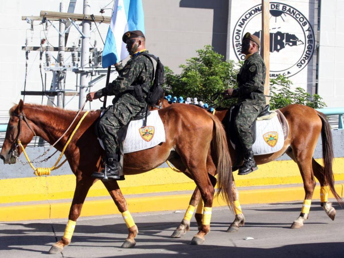 En medio de tensión política, FF AA realiza desfile militar para conmemorar bicentenario del Ejército