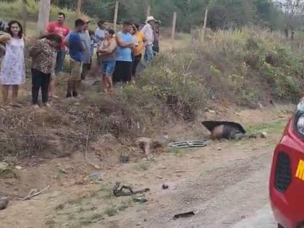 ¿Perdió el control? Esto se sabe del fatal accidente que dejó una pareja muerta en Quimistán