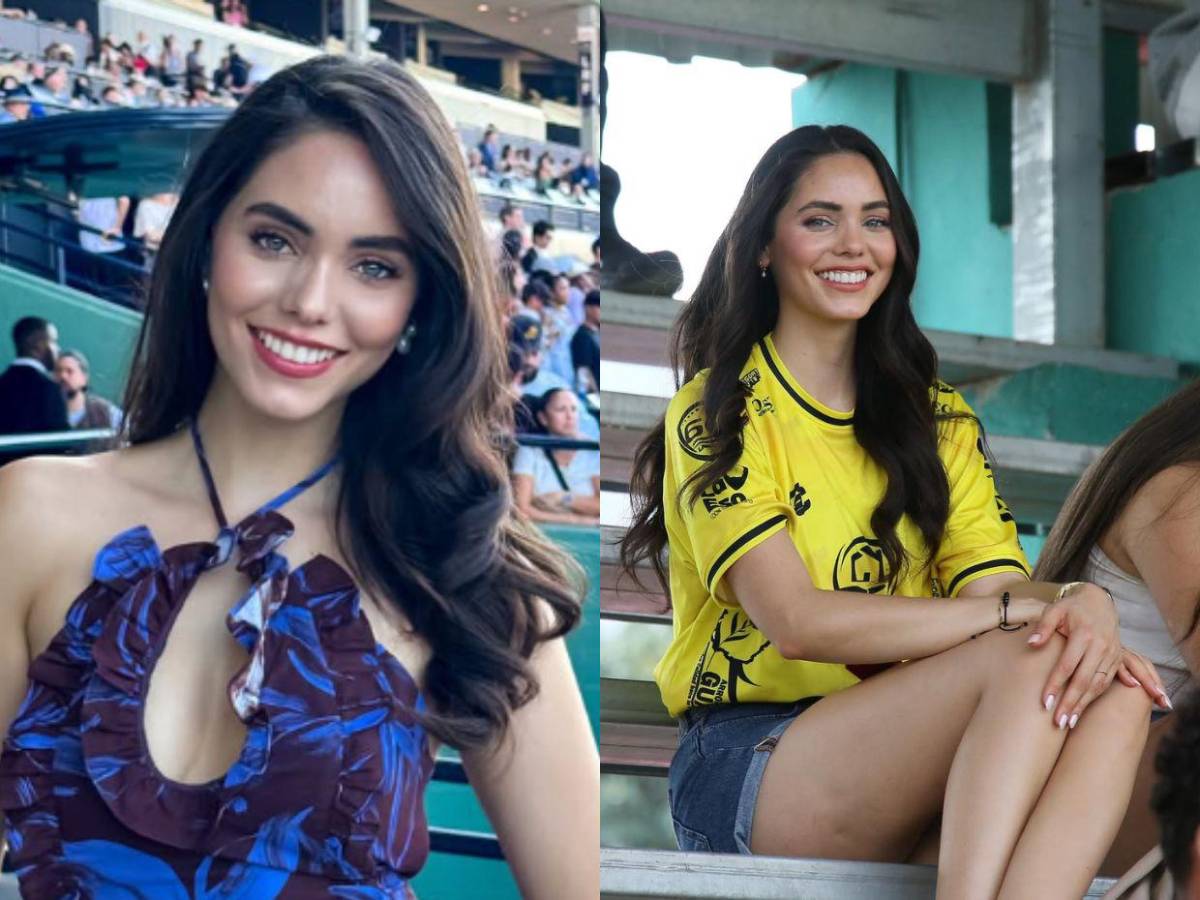¿Quién es Haley Amaya, la hermosa modelo que robó suspiros en el Juticalpa FC vs Real Sociedad?