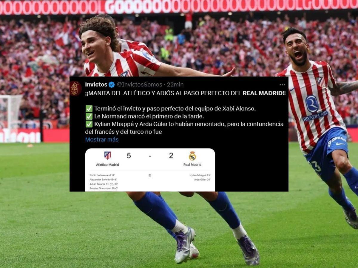 Lo que dicen los medios y periodistas luego de derrota del Real Madrid ante el Atlético