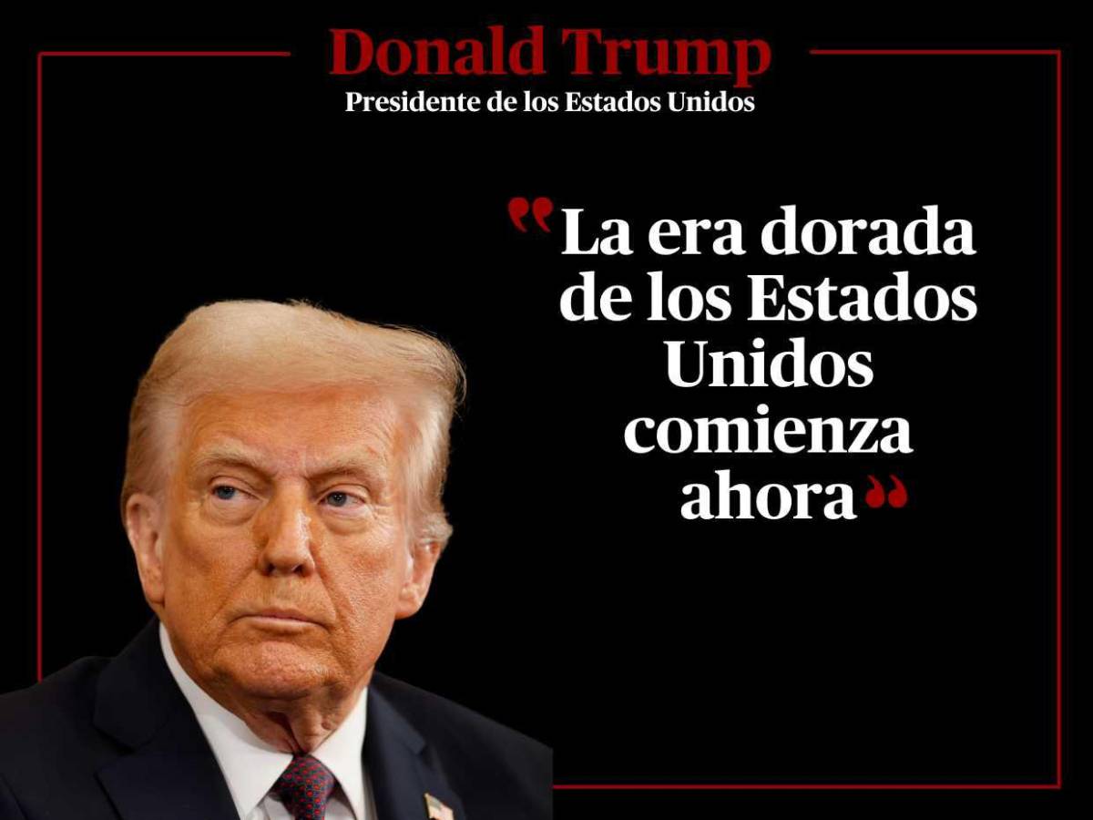 “Dios me salvó para que EUA sea salvado”: frases del presidente Donald Trump en su discurso