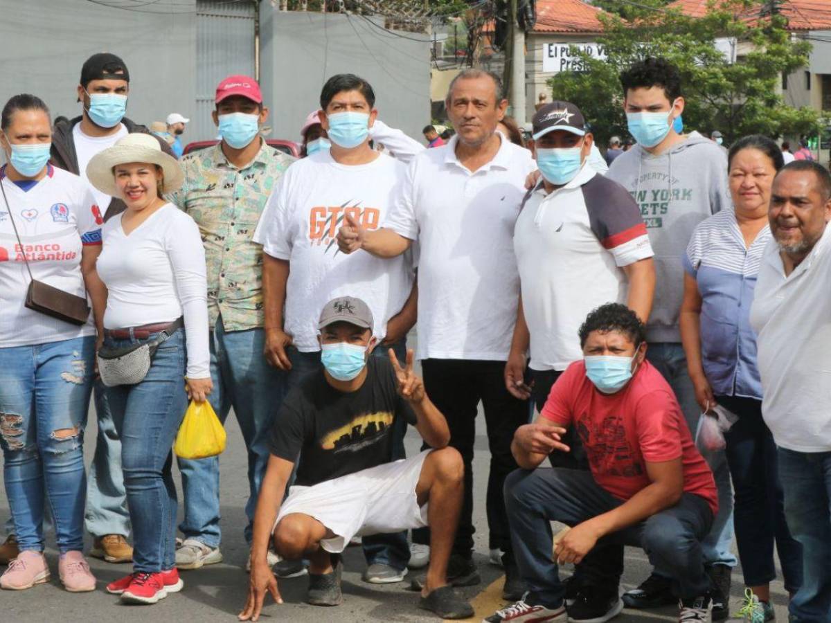 Partido Nacional realiza marcha por la libertad y la democracia de Honduras