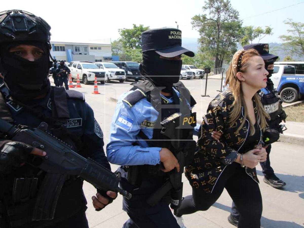 Trasladan a Tegucigalpa a Yosary Valle, hija de principal cabecilla de los Valle Valle