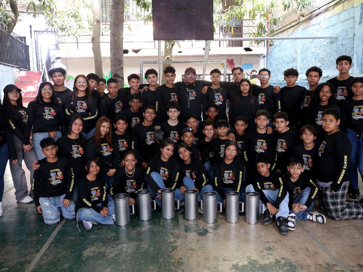 Ritmo y disciplina: la banda de Monte Hermón promete ser protagonista del 15 de septiembre