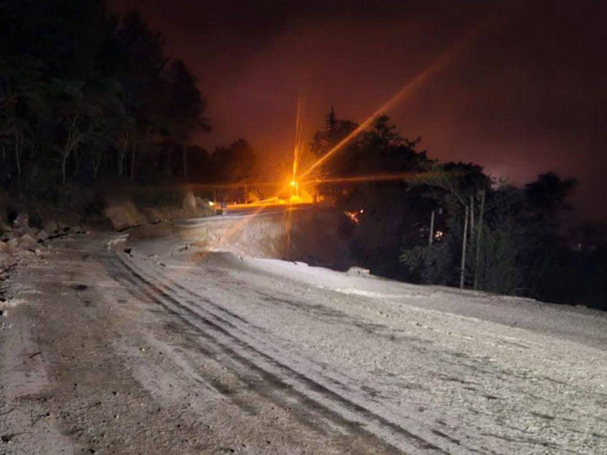 Totalmente inhabilitada: así despedazó falla geológica la carretera a Ocotepeque