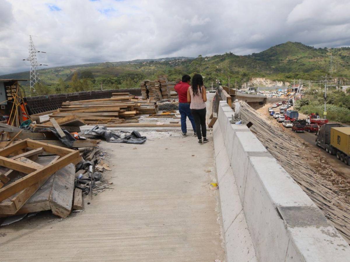 En fotos: así avanza las obra en puente elevado Papa Francisco en la capital