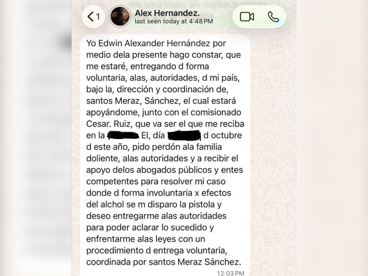 “El responsable soy yo”: reaparece Alex, pareja sospechosa del crimen de Vianka; revela fecha para entregarse