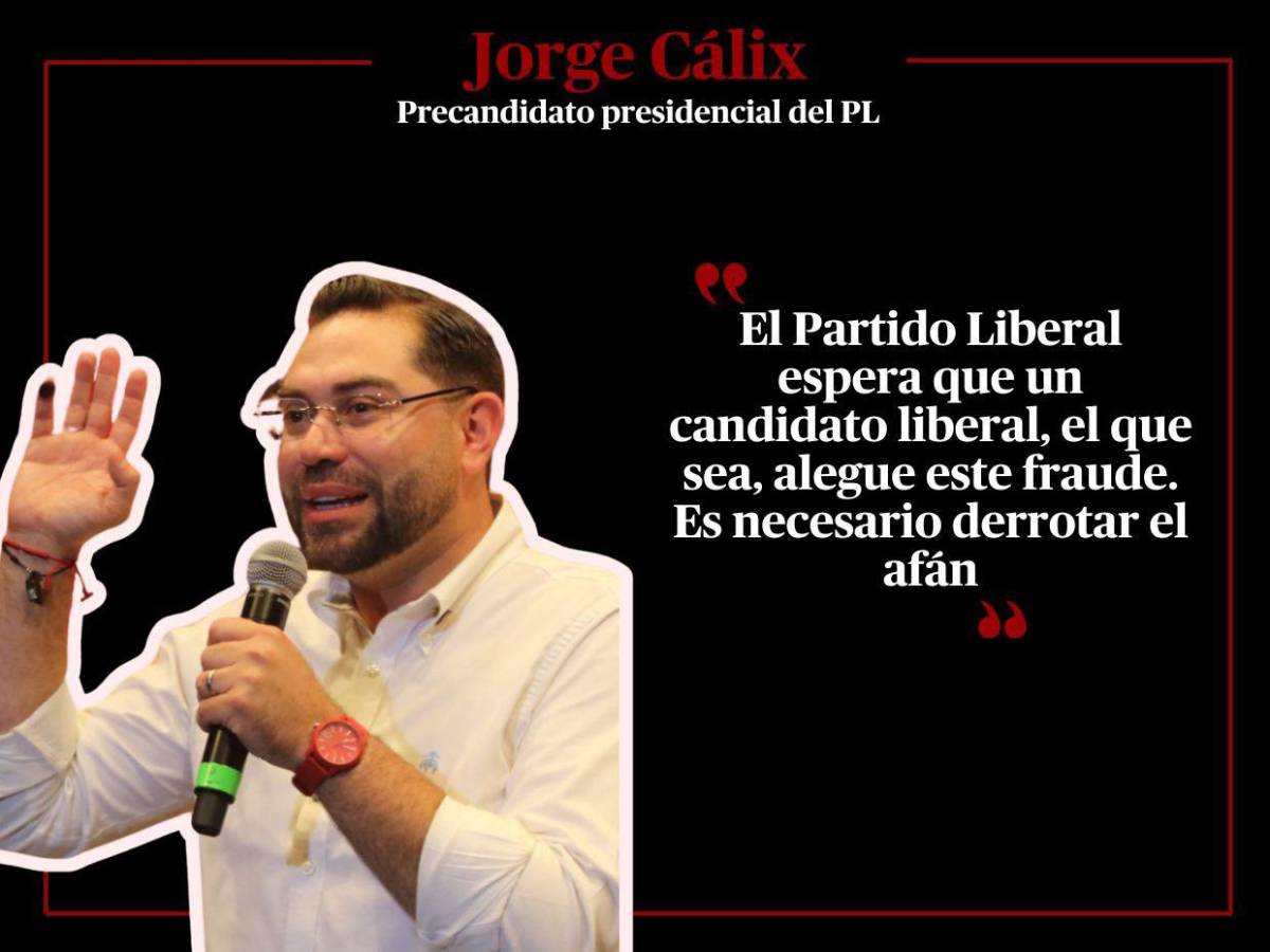 “Me pondré a trabajar día y noche para que el partido llegue al poder”: Frases de Jorge Cálix