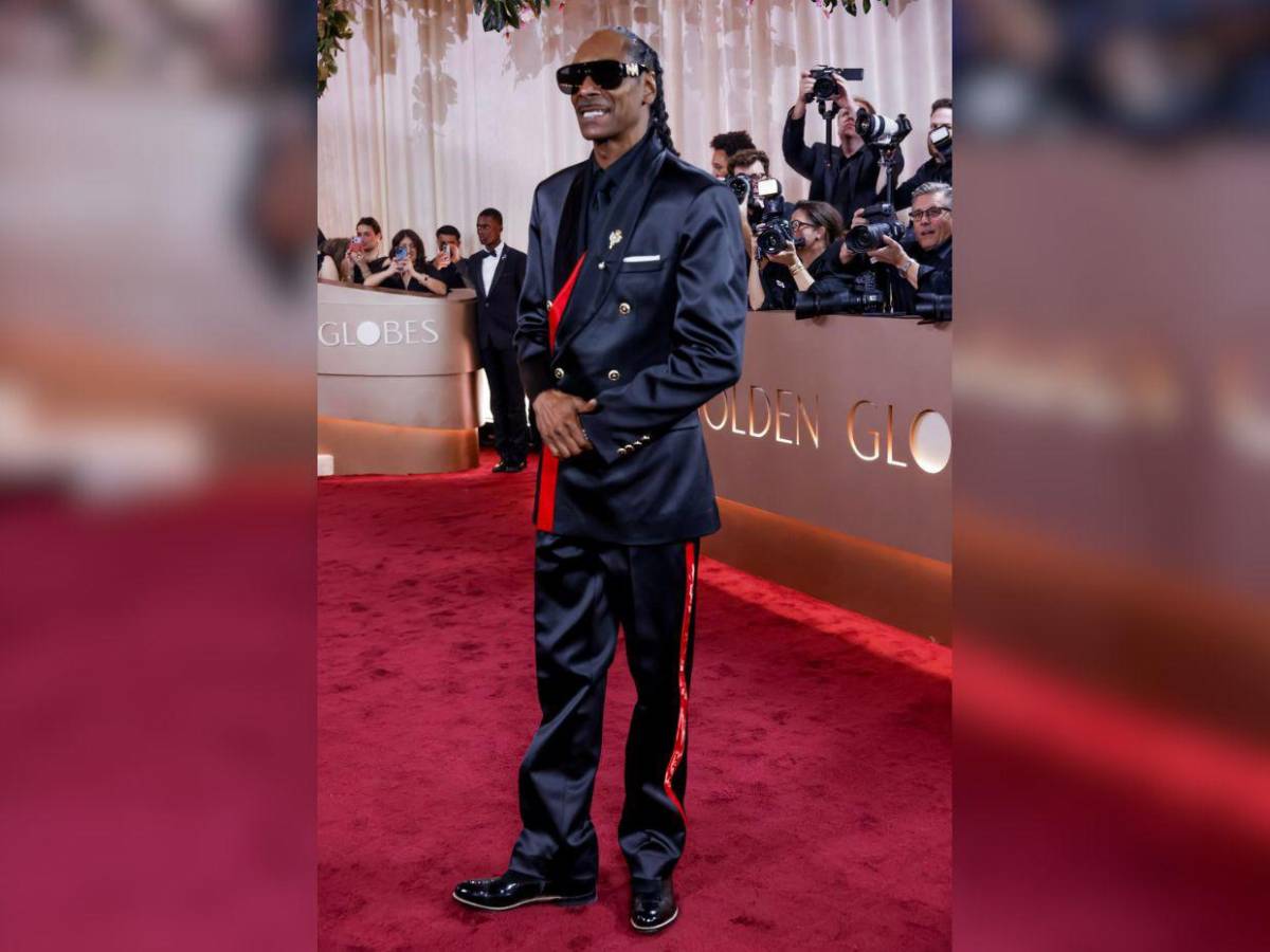 Elegancia con actitud: Snoop Dogg roba miradas en los Golden Globes 2026