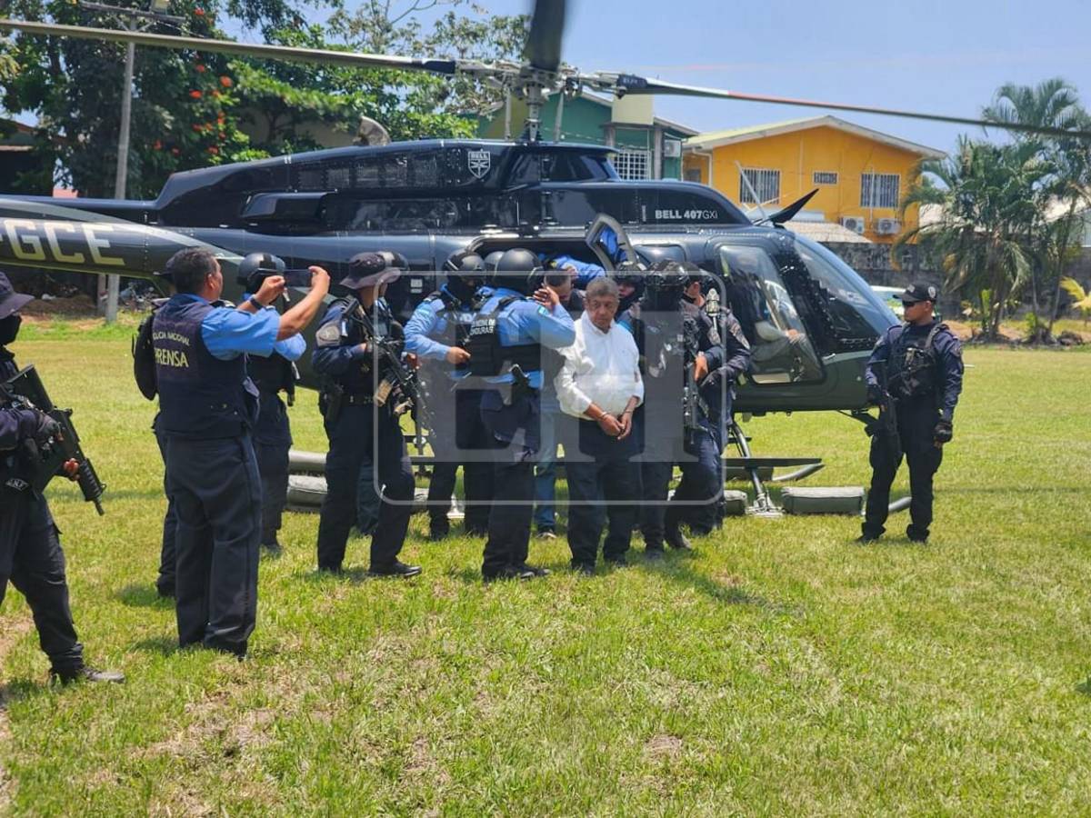 No tenemos nada que temer: Adán Fúnez al ser trasladado a La Ceiba por crimen de Juan López