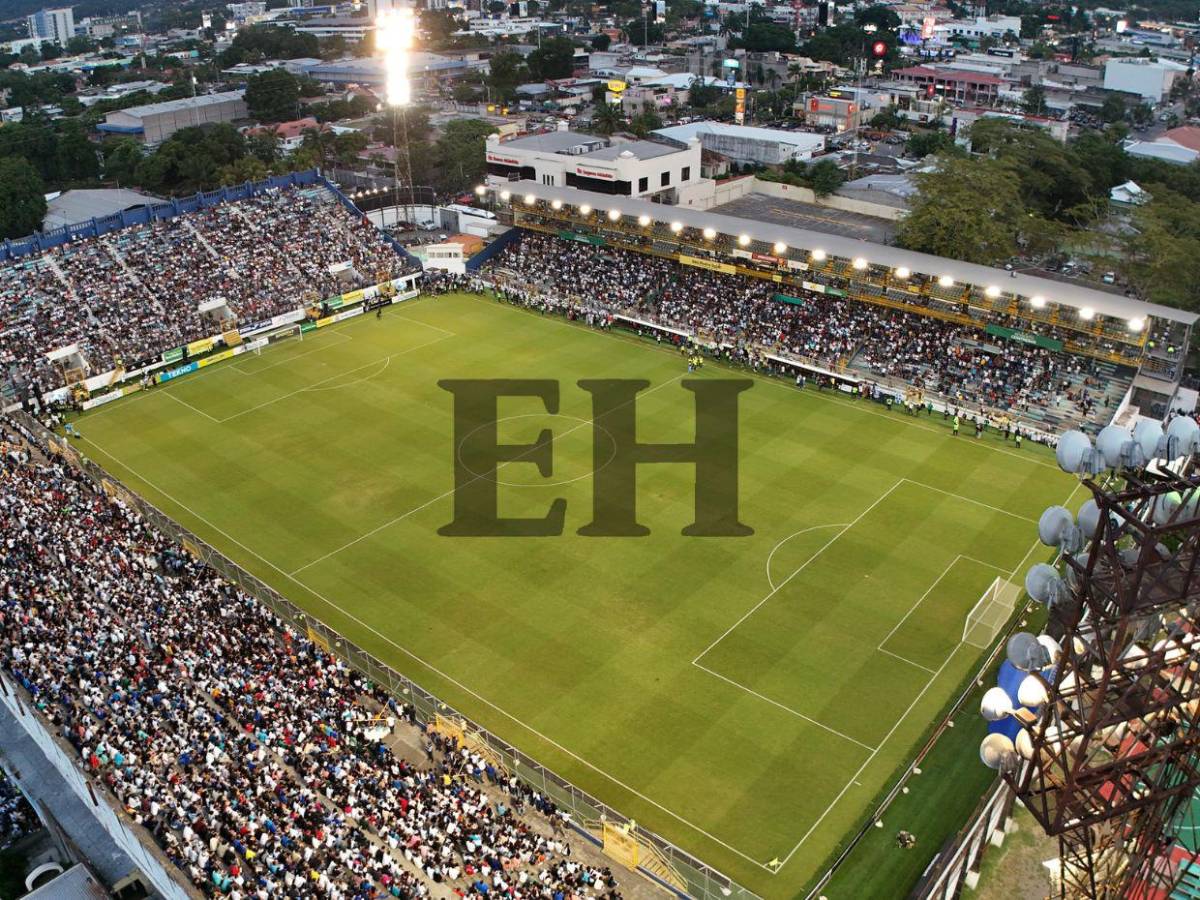 ¡Repleto! Así luce el estadio Morazán en el partido de tiktokers Honduras vs El Salvador