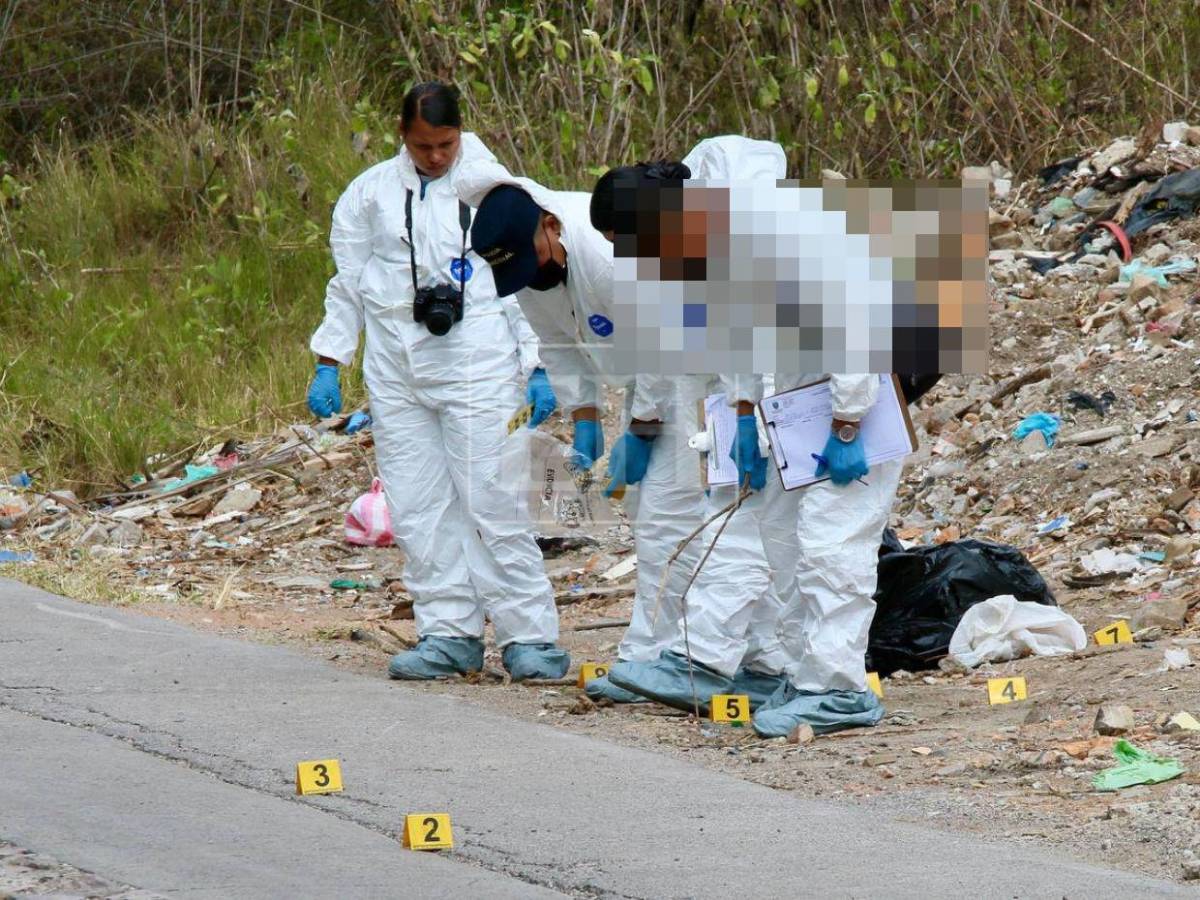 Embolsada y maniatada, hallan a una persona muerta en Nueva Aldea de la capital