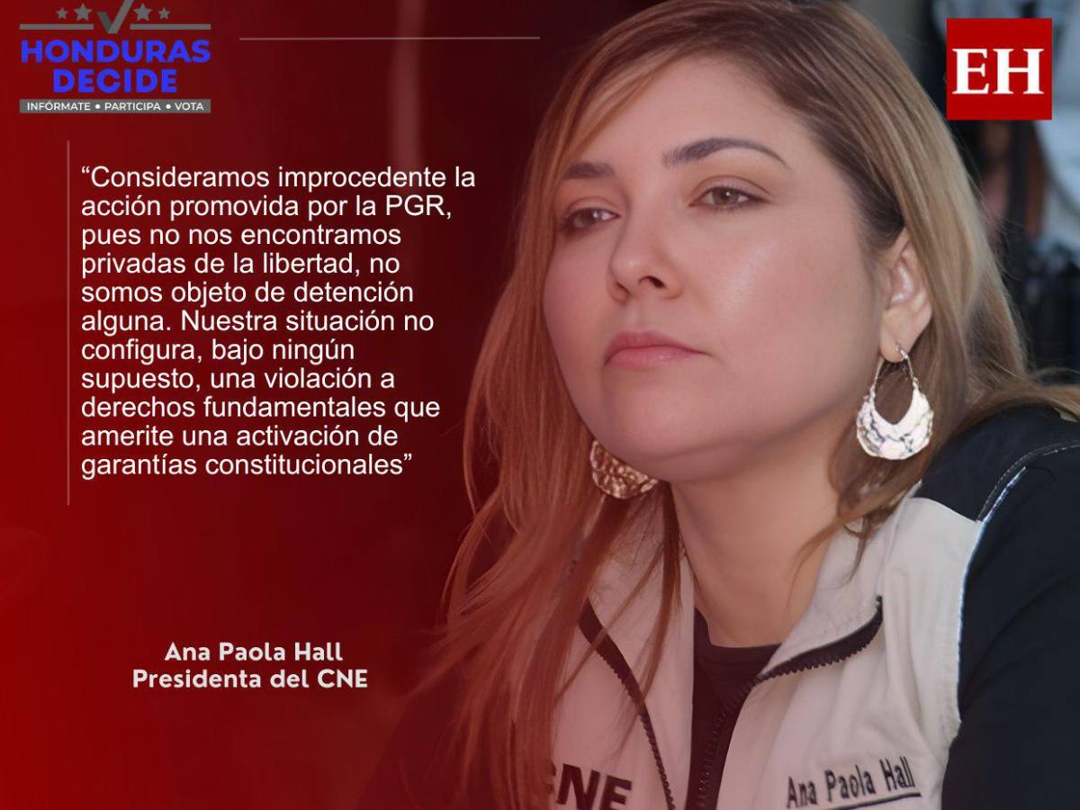 Autoridades nacionales son las que han generado intimidación contra nosotras: Ana Paola Hall