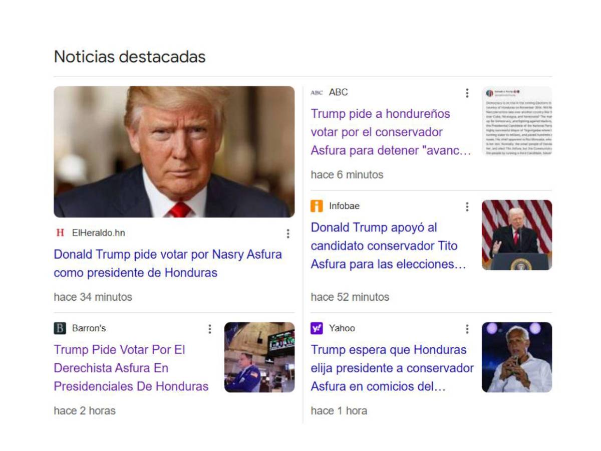 Así informa el mundo tras mensaje de Trump en el que pide que voten por Nasry Asfura