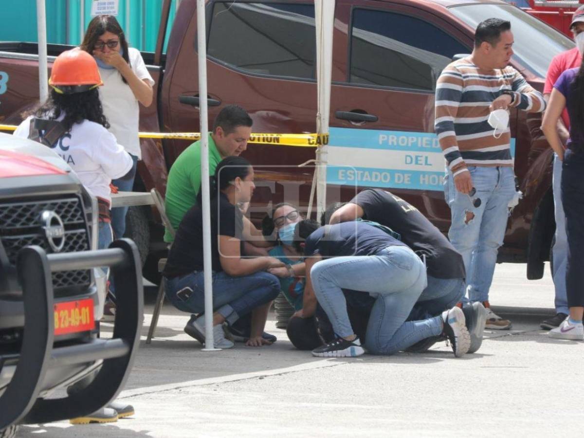 Desgarradoras imágenes de la familia de Félix Núñez tras encontrar su cuerpo en el anillo periférico