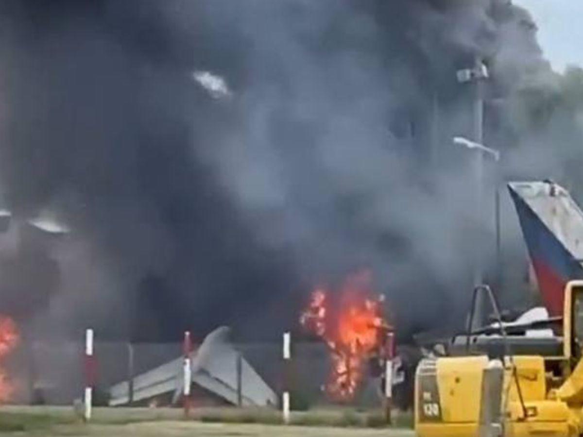¡Sin sobrevivientes! Imágenes impactantes de cómo se estrelló el avión privado en Argentina ¡Sin sobrevivientes! Imágenes impactantes de cómo se estrelló el avión privado en Argentina