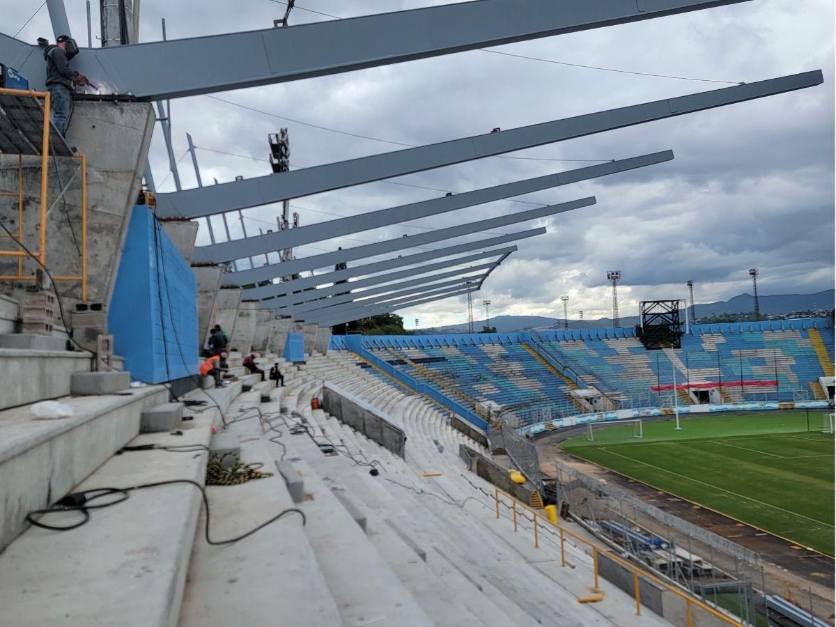 Así avanza remodelación en el estadio Nacional: Completa importante fase del techado