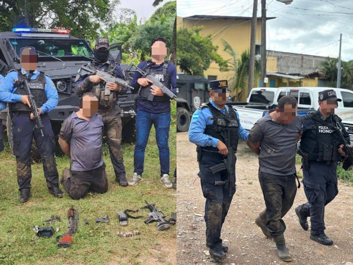 Capturan a cabecilla de banda Los Almendarez” en Juticalpa, Olancho