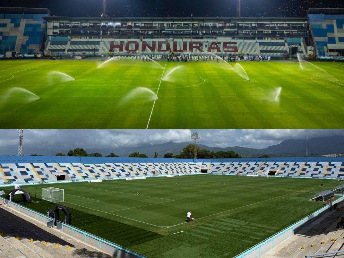 Cuánto costó instalarle grama híbrida a los estadios de Tegucigalpa, SPS, La Ceiba y Juticalpa