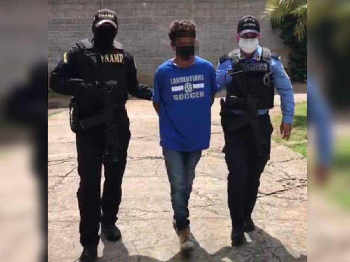 Detienen a “Guanakito”, supuesto miembro de MS-13 en Siguatepeque