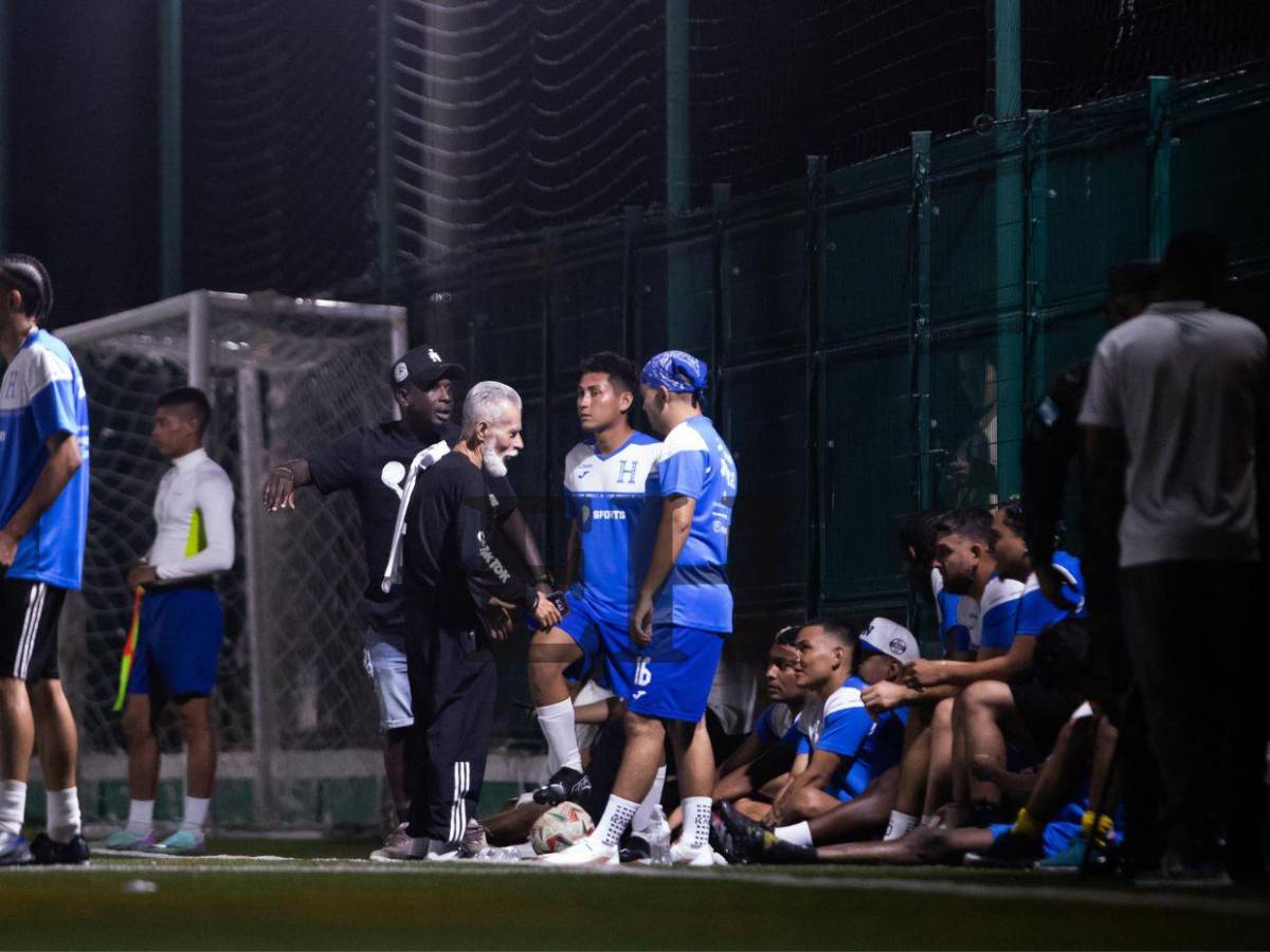 Así fue el entrenamiento de la selección de tiktokers hondureños para el partido contra Brasil