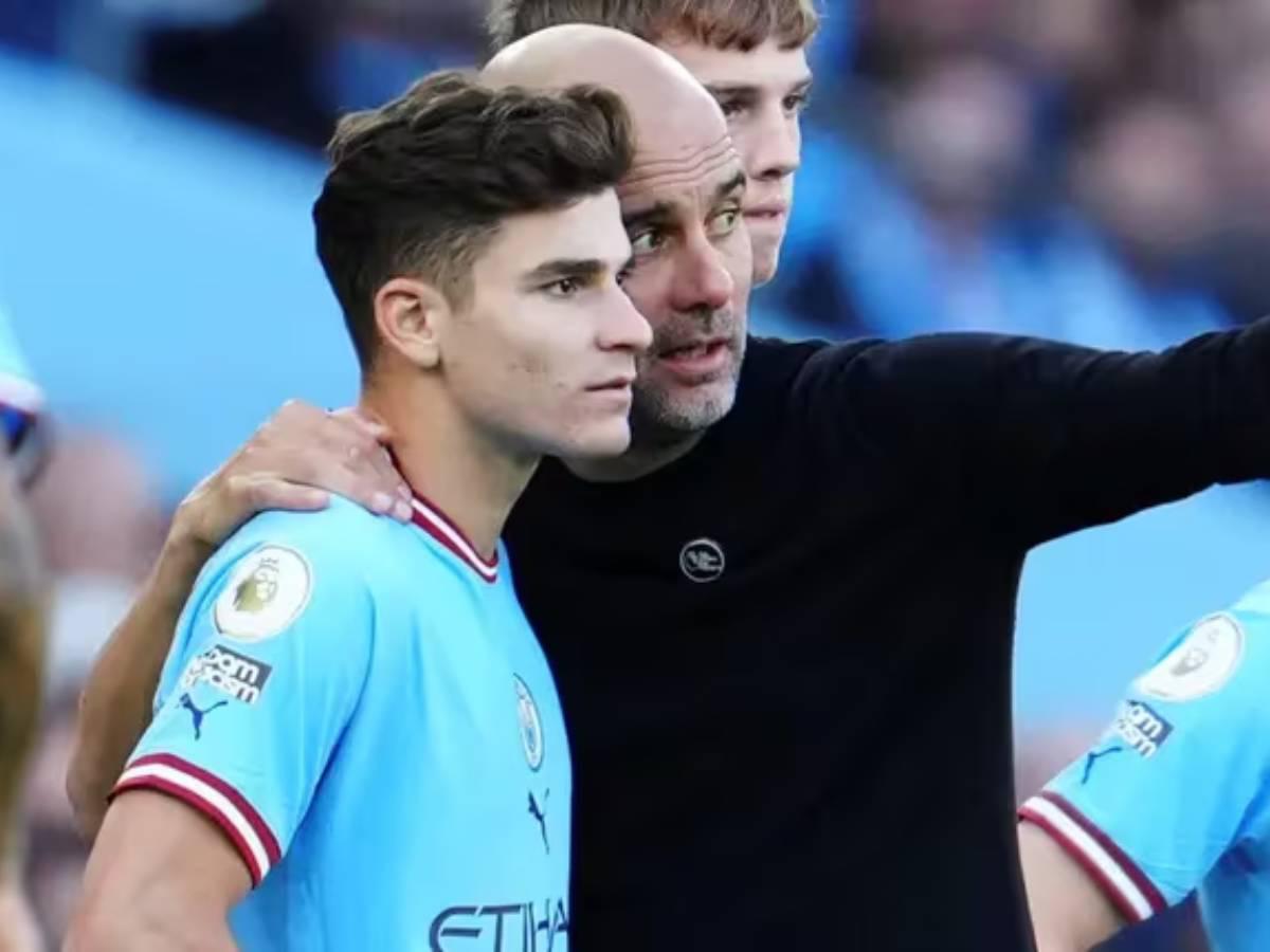 Julián Álvarez revela lo que dijo Guardiola tras ser eliminado en Champions League