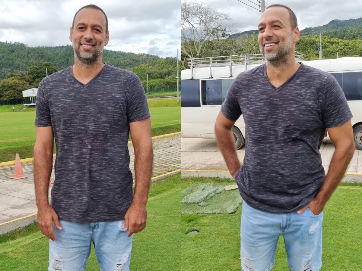 Fabio de Souza se presentó de sorpresa al entrenamiento de Olimpia.