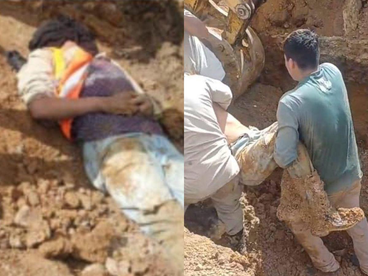 Alexis Vásquez murió soterrado mientras realizaba una excavación para una alcantarilla en Intibucá