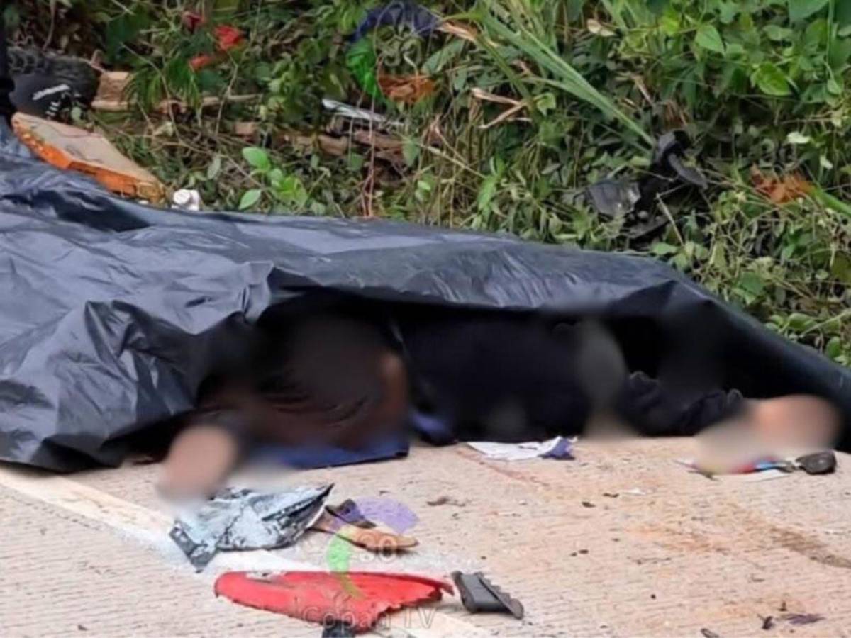 Dan último adiós a cuatro miembros de familia muertos en fatal accidente en Copán
