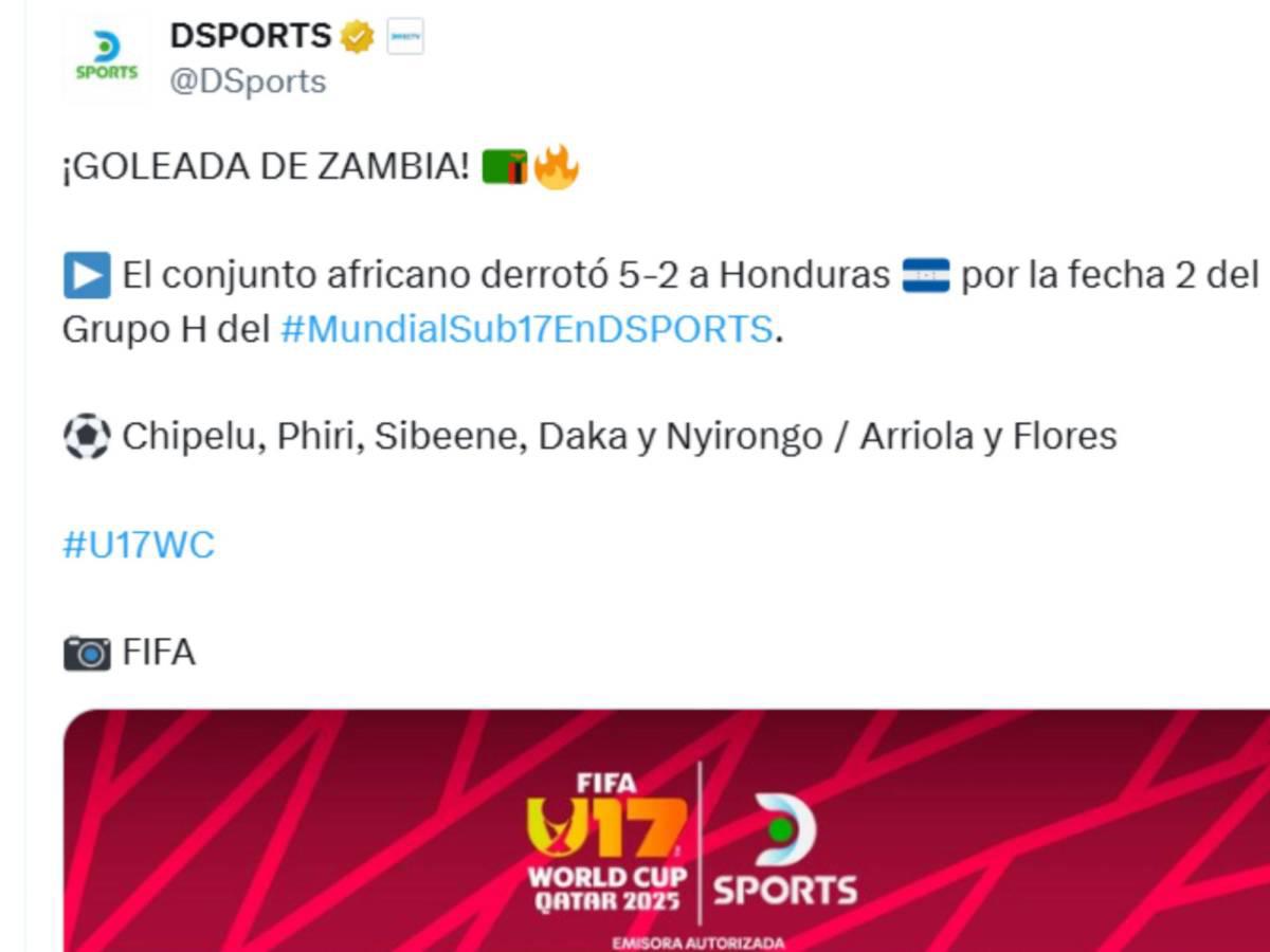 Indignación en medios catrachos por goleadas a Honduras en el Mundial Sub-17