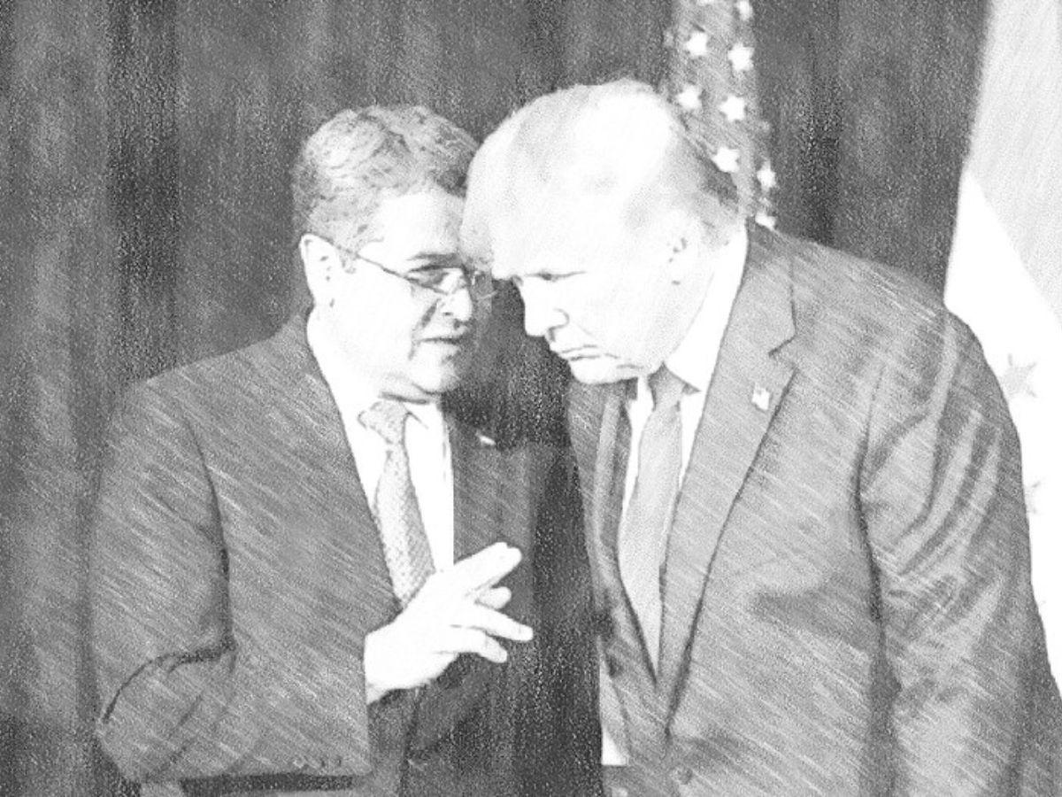 El video de Donald Trump felicitando a JOH no es actual, sino de 2019