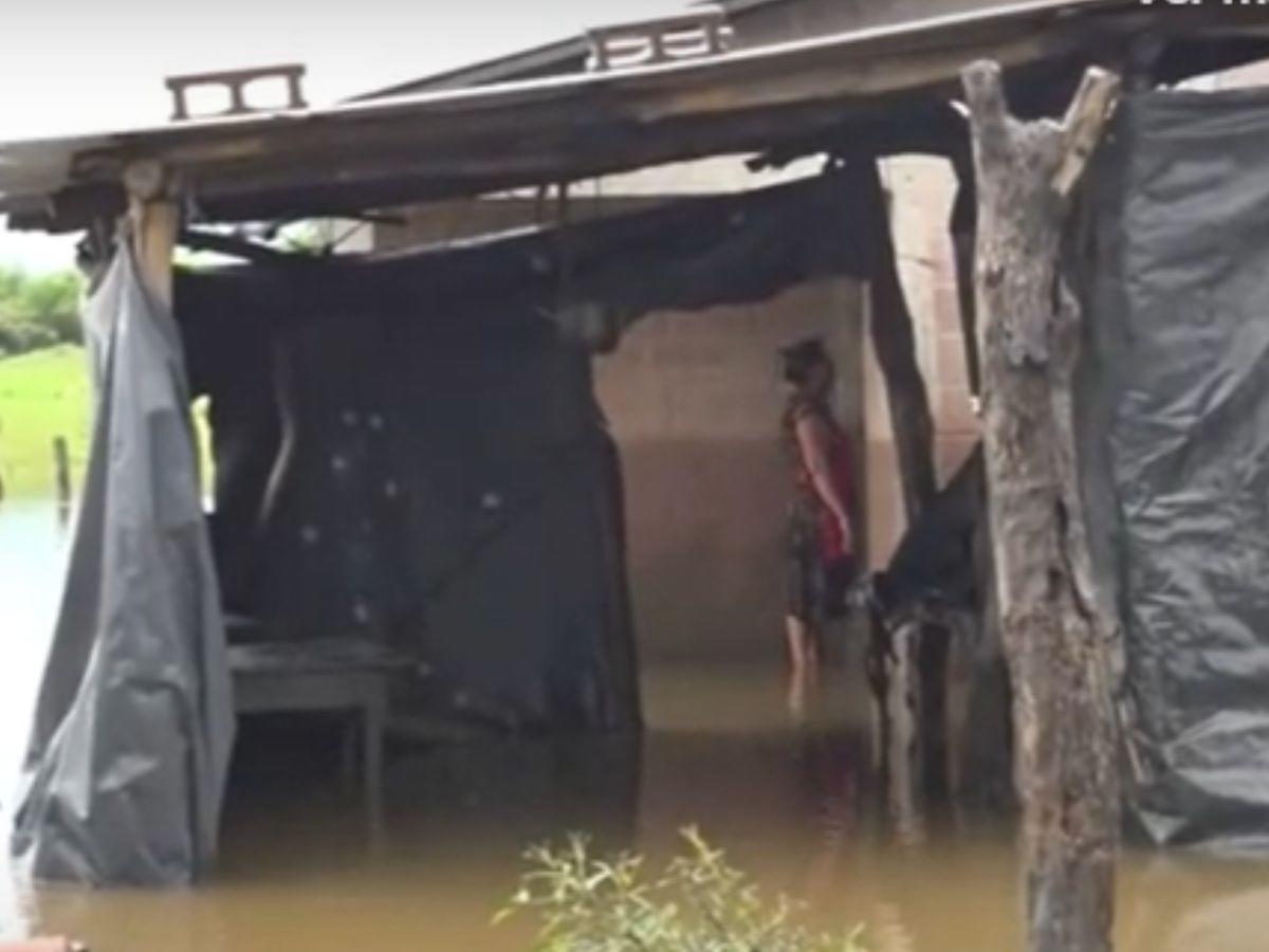 Algunas viviendas de estos sectores se han visto gravemente afectadas por las inundaciones.