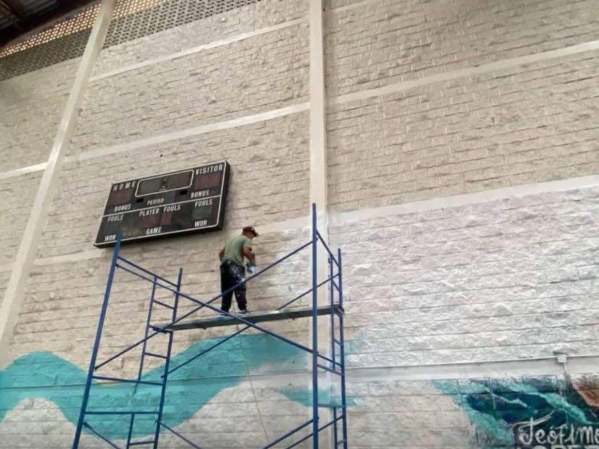 Avanzan trabajos en la Villa Olímpica: realizan mantenimiento, bacheo y pintura