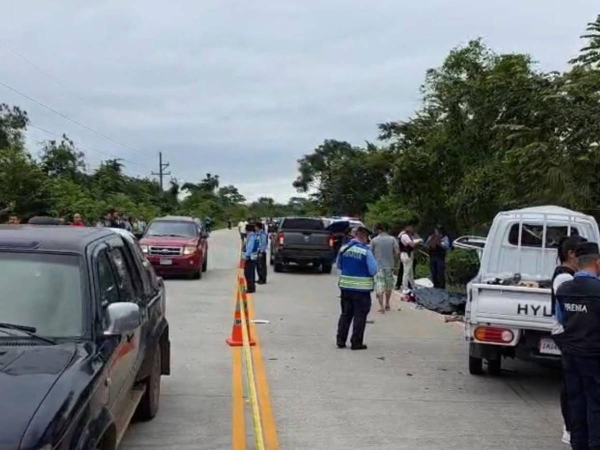 Dan último adiós a cuatro miembros de familia muertos en fatal accidente en Copán