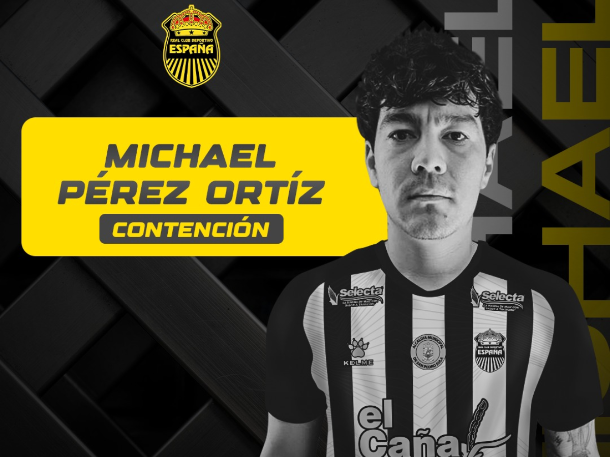 Real España confirma el fichaje del mexicano Michael Peréz para el Apertura 2023
