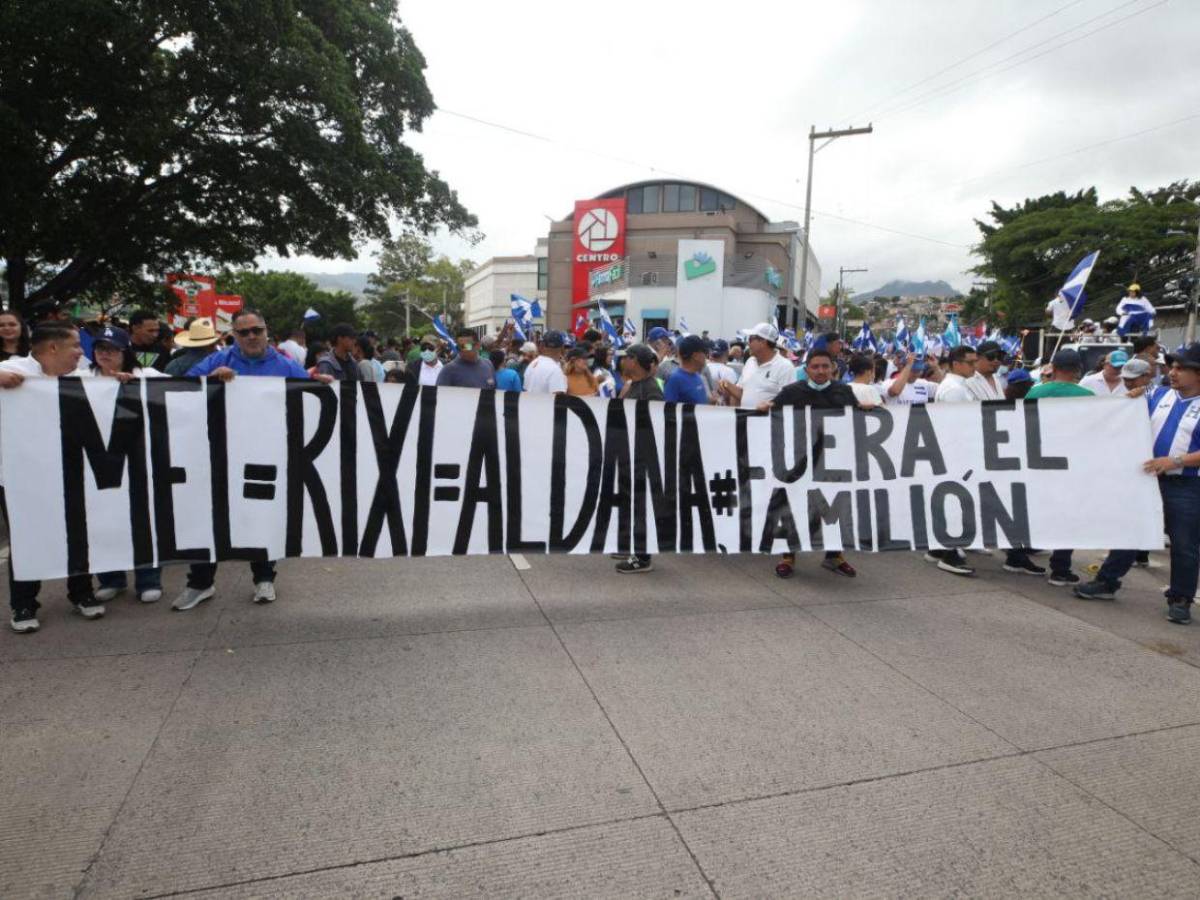 Sin democracia no hay paz: los mensajes en la marcha del Partido Nacional