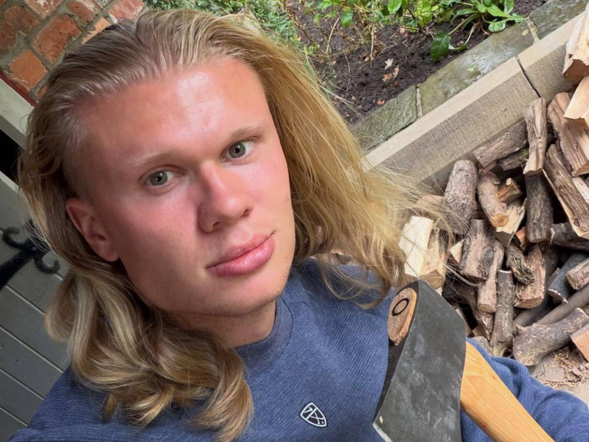 ¡No es IA! Erling Haaland dice adiós a su icónica cabellera rubia: así luce ahora