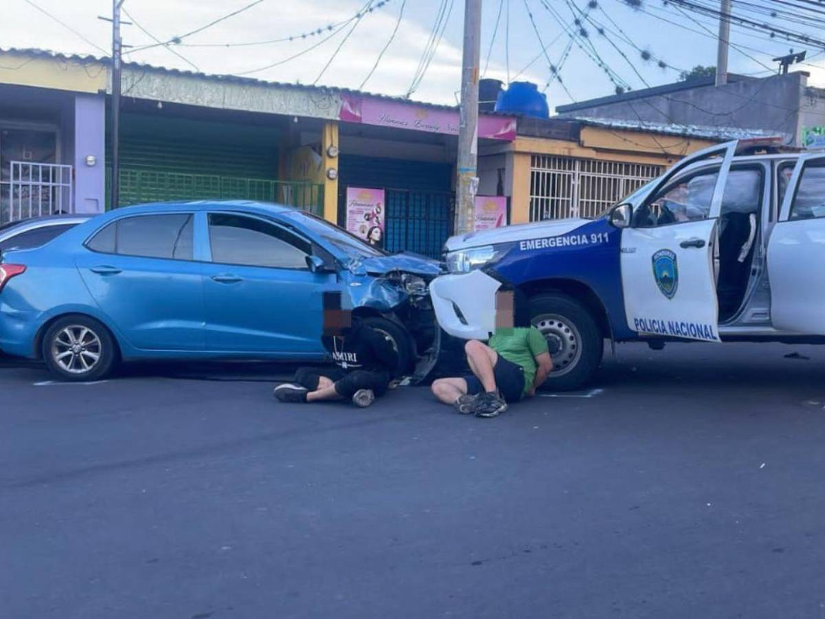 Iban a secuestrar a alguien: así fue la persecución que terminó en un choque en Loarque