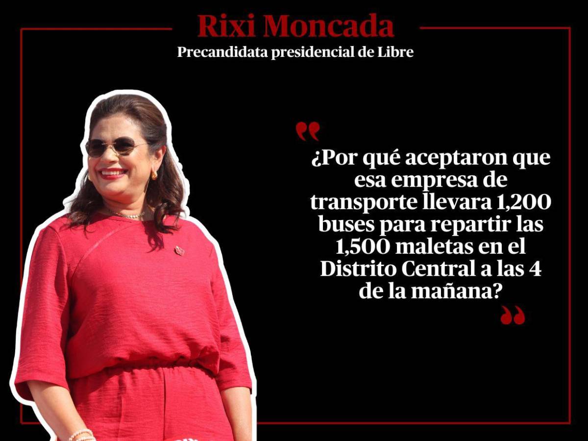 El CNE debe explicaciones y las FF AA no son responsables: Frases de Rixi Moncada por atraso de maletas