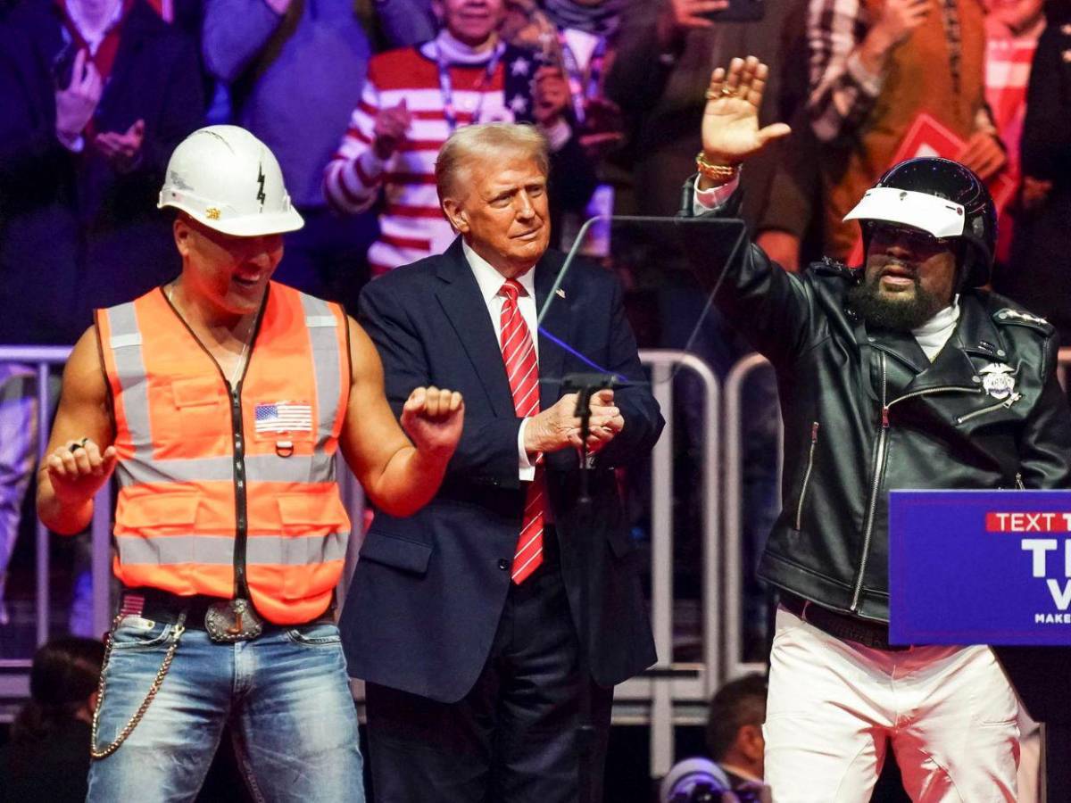 Las imágenes del rally que hizo Donald Trump en Washington previo a su investidura