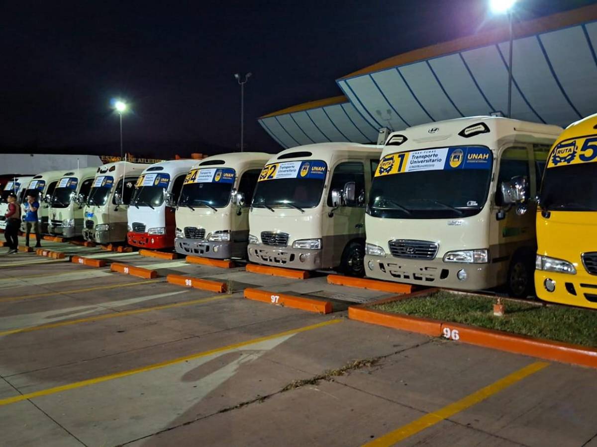 Buses gratuitos de la UNAH ya están en circulación en la capital