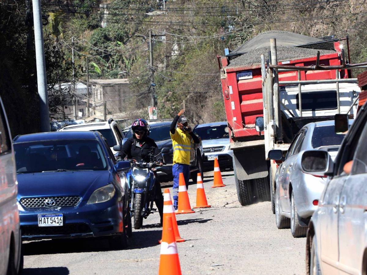 En fotos: así avanza ampliación de la carretera salida a Olancho en la capital