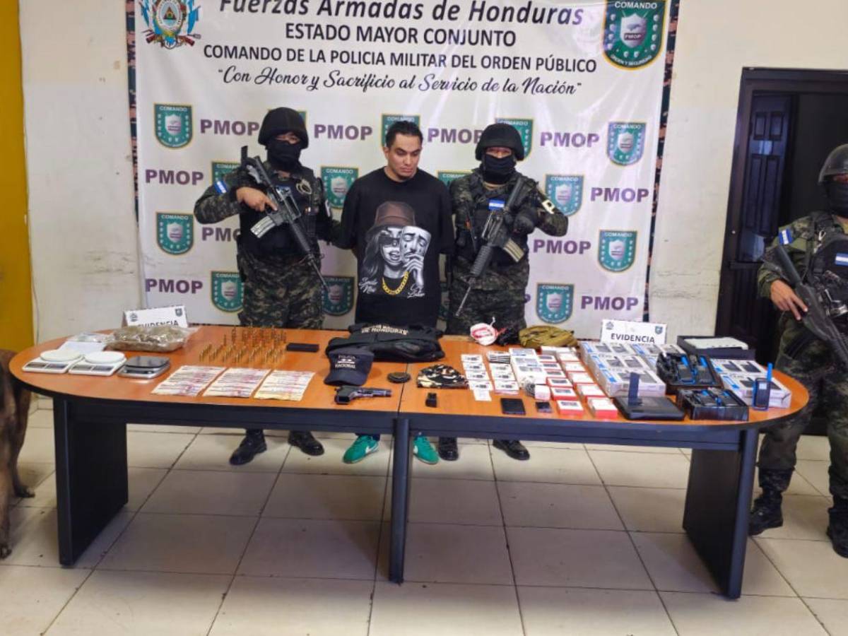 Capturan a Peligro, cabecilla de la pandilla 18, en SPS con sofisticado equipo tecnológico