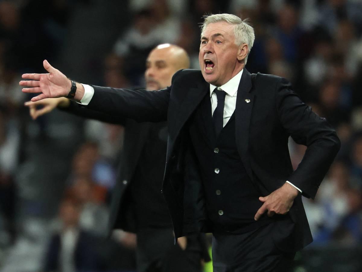 Ancelotti responde a Pep Guardiola tras quejarse del césped del Bernabéu