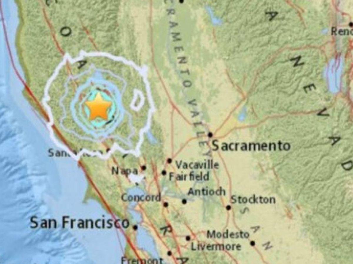 Sismo de 5.5 grados sacude el norte de California