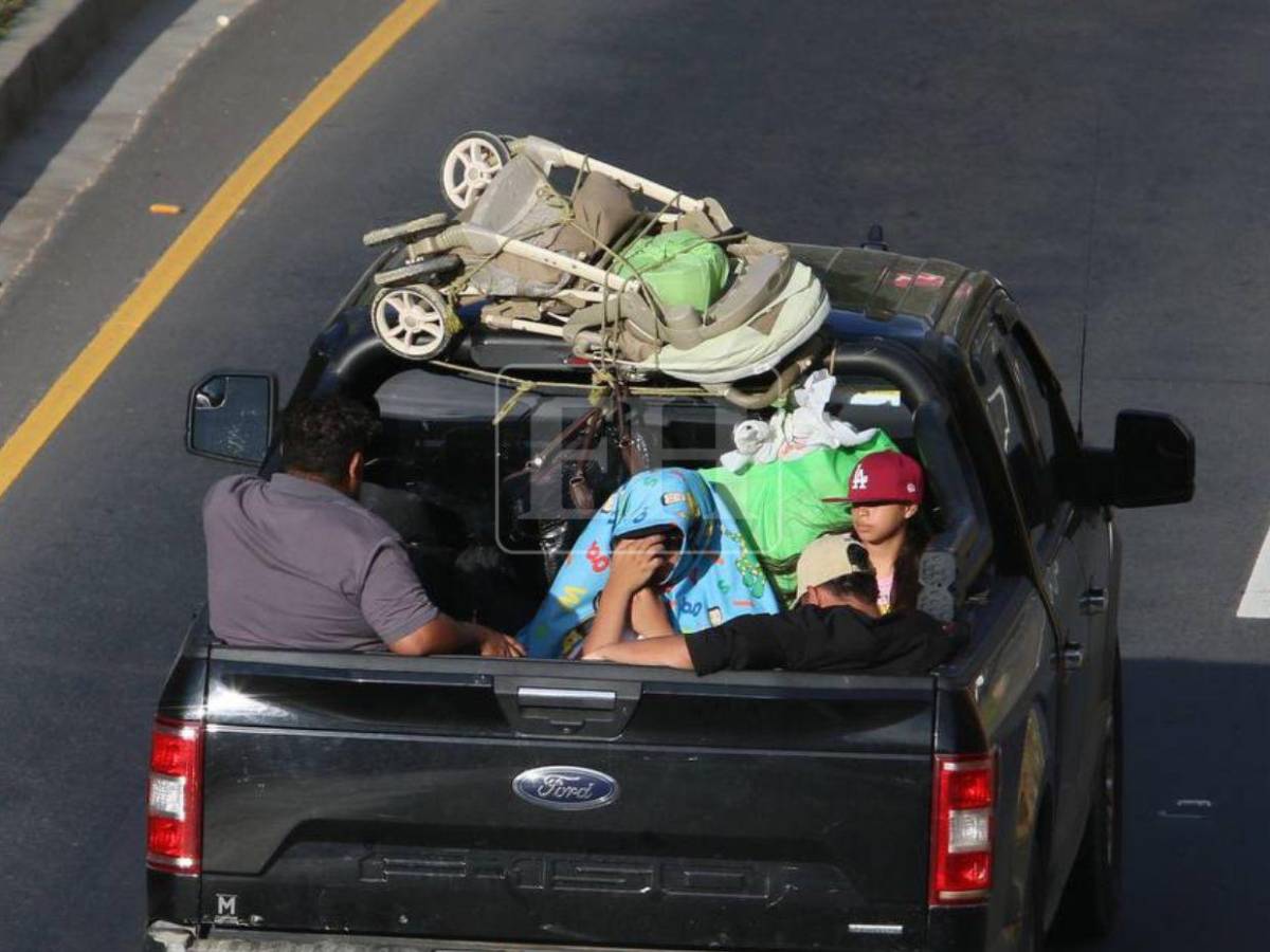 Congestión vial en salida al norte por masivo retorno a la capital tras Semana Santa